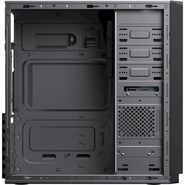 Корпус GameMax MT-526-NP 2U3-TYC Black, без БЖ, Mid Tower, ATX / Micro ATX / Mini ITX, 2хUSB 3.0, Type-C, 1x120mm FAN, 415x200x416 мм  - 4