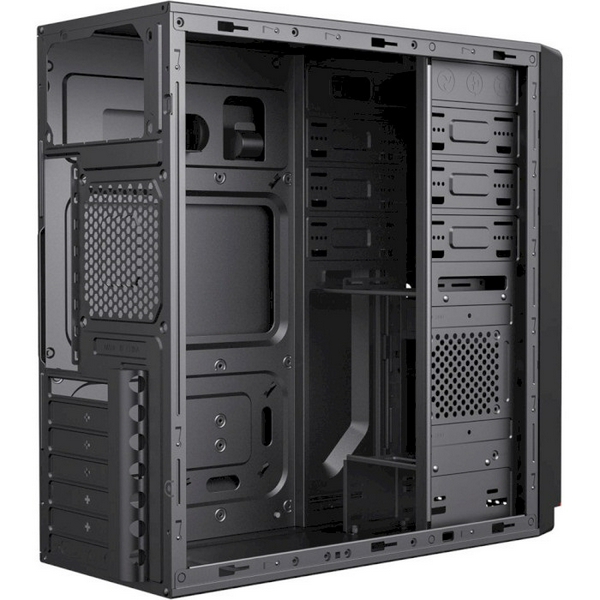 Корпус GameMax MT-526-NP 2U3-TYC Black, без БЖ, Mid Tower, ATX / Micro ATX / Mini ITX, 2хUSB 3.0, Type-C, 1x120mm FAN, 415x200x416 мм  - 6