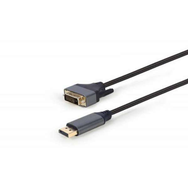 Кабель DisplayPort (M) - DVI-D (M), 1.8 м, Black, Cablexpert (CC-DPM-DVIM-4K-6)