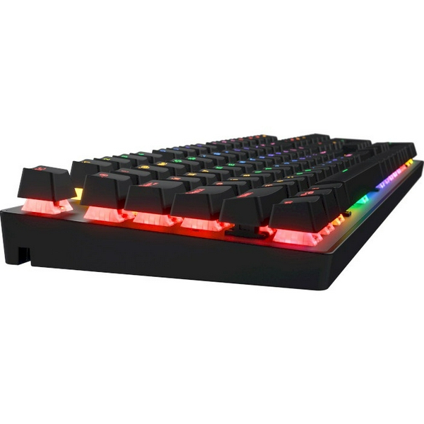 Клавіатура Hator Icefall Mecha Rainbow, Black, USB, механічна (перемикачі Origin Red Linear), LED "Rainbow" підсвічування, 104 кнопки, 1.8 м (HTK104UA) - 4