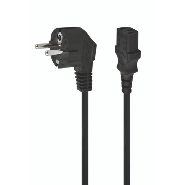 Кабель живлення від мережі PC-186, Black, 3 м, Maxxter, CEE 7/7 - IEC C13, 3x1.5 мм² (CL-22-10)