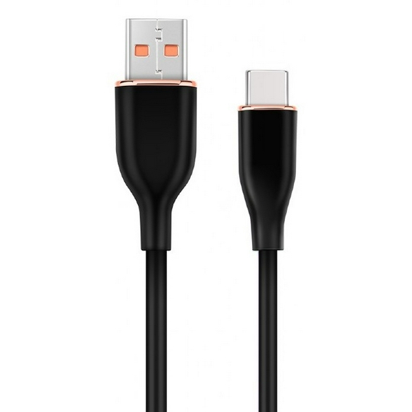 Кабель USB AM - Type-C, 1.5 м, Black, Cablexpert, 2.1A (CC-USB2S-AMCM-1.5M-BK)