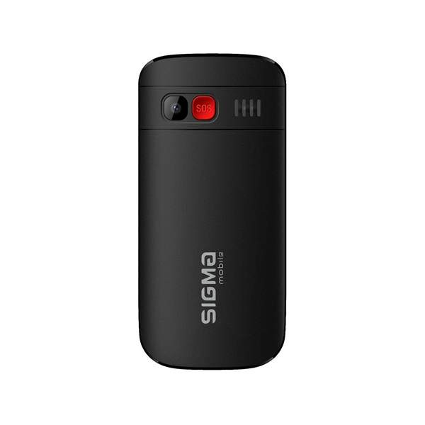 Мобільний телефон Sigma mobile Comfort 50 Easy Type-C, Black, "бабусефон", 2 Mini-SIM, дисплей 1.77" кольоровий (160x128), моноблок, SC6531E, підтримка microSD (max 32GB), BT, Cam 0.3Mp, 1000 mAh - 3