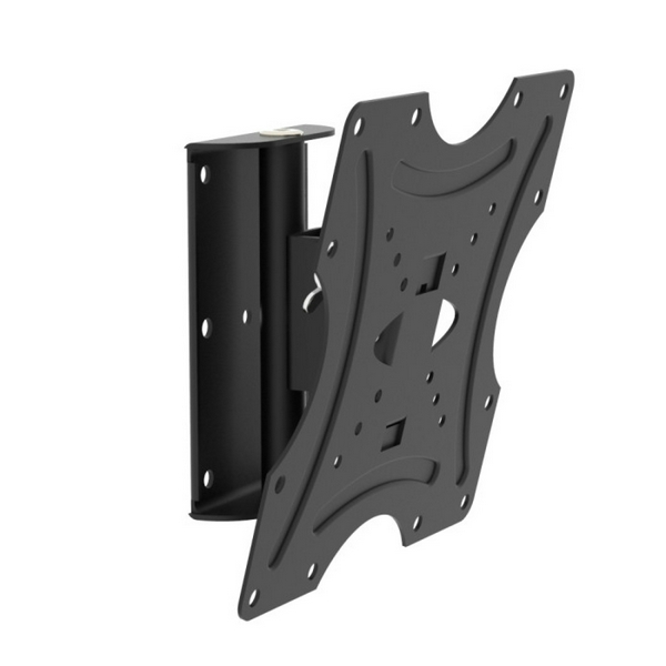 Настінне кріплення LCD/Plasma TV 15-43" Квадо К-40 колір чорний, до 40 кг, VESA:200x200 мм, нахил: -22º ~ +5º, поворот: до 45 град, відступ від стіни: 75 мм,