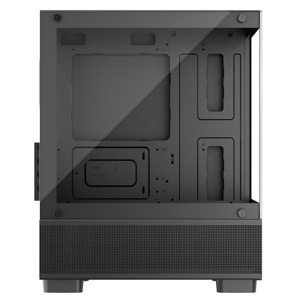 Корпус 1stPlayer Mi2-A-BK-2F7R-1F7, Black, без БЖ, Mini Tower, Micro ATX / Mini ITX, 1xUSB 3.0 / 1xUSB 2.0, макс. CPU - 165 мм / VGA - 310 мм, 3x120 мм ARGB, бічна панель із загартованого скла - 3