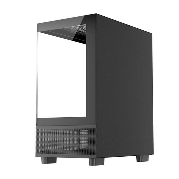 Корпус 1stPlayer Mi2-A-BK-2F7R-1F7, Black, без БЖ, Mini Tower, Micro ATX / Mini ITX, 1xUSB 3.0 / 1xUSB 2.0, макс. CPU - 165 мм / VGA - 310 мм, 3x120 мм ARGB, бічна панель із загартованого скла - 5