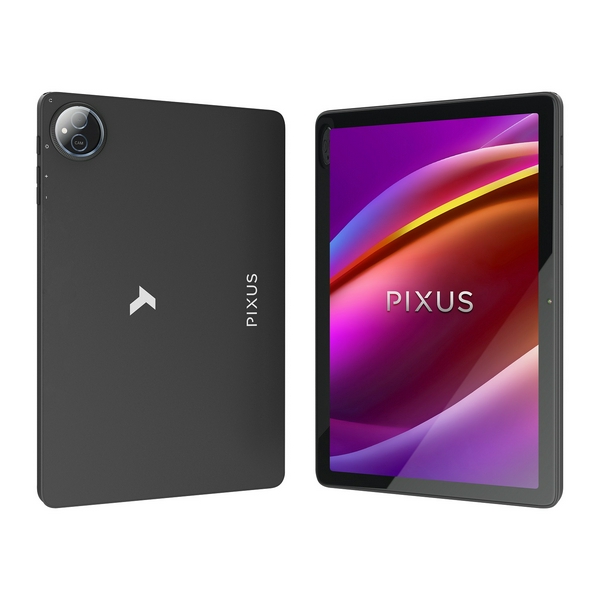 Планшет Pixus Loga, Grey, 10.1" (1280x800, IPS, 60 Гц), Allwinner A523 (8 ядер), Mali-G57 MP1, 4Gb, 128Gb, microSD (до 256Gb), WiFi 6, Bluetooth 5.0, GPS, 5Mp + 2Mp, 6000 mAh, Android 14 - 3