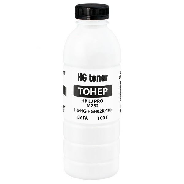 Тонер HP CLJ Pro M252/M452/M552/M553, MFP M176/M177/M277/M377, Canon LBP-610/710, Black, 100 г, HG (TSM-HGH02K-100)