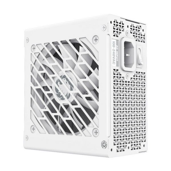 Блок живлення 750 Вт, GameMax GS-750G, White, SFX, модульний, 80+ Gold, Active PFC, 9.2 см, 3xMolex / 4xSATA / 1x16-pin / 3x2+6-pin / 2x4+4-pin / 1x20+4-pin, захист OVP / UVP / OCP / OTP / OPP / SCP - 4
