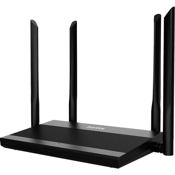 Роутер Netis N3D, Wi-Fi 5 (802.11ac), 2.4GHz/5GHz, до 1200 Mb/s, LAN 4x100 Mb/s, 4 зовнішні антени (N3D) - 2