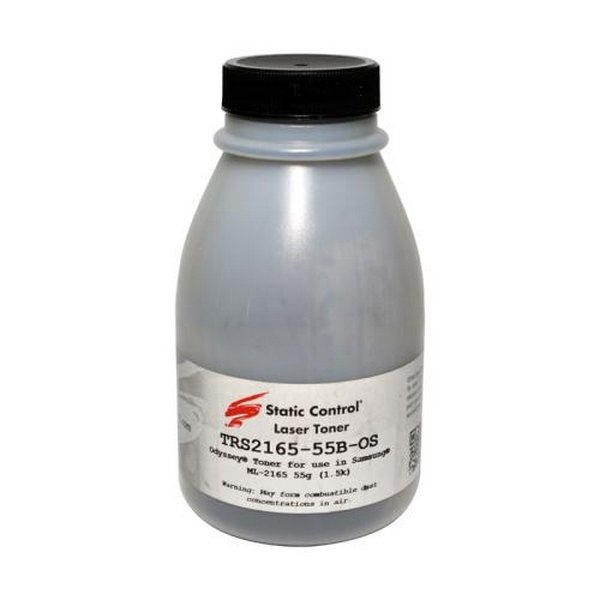 Тонер Samsung ML-2160/2165, SCX-3400/3405, SL-M2020/M2070, Black, 55 г, Static Control (TRS2165-55B-OS)