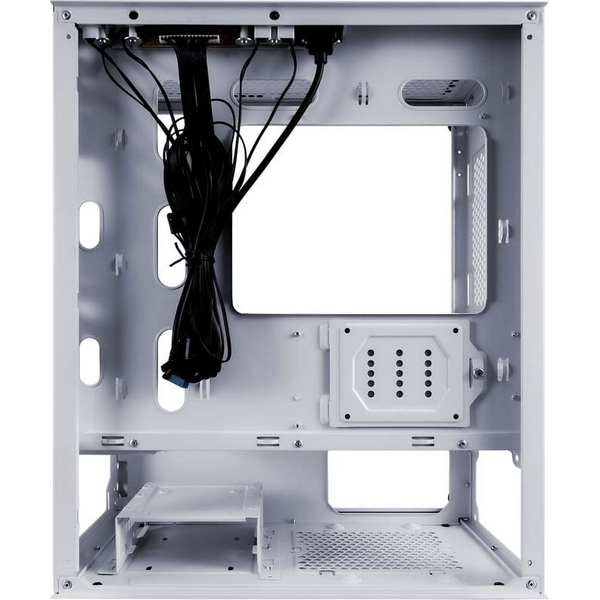 Корпус 1stPlayer X4-M-WH-2F1P-W-1F1-W, White, без БЖ, Mini Tower, Micro ATX / Mini ITX, 1xUSB 3.0 / 2xUSB 2.0, макс. CPU - 160 мм / VGA - 330 мм, 3x120 мм RGB, бічна панель із загартованого скла - 4