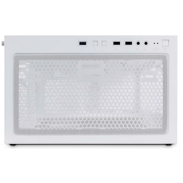 Корпус 1stPlayer X4-M-WH-2F1P-W-1F1-W, White, без БЖ, Mini Tower, Micro ATX / Mini ITX, 1xUSB 3.0 / 2xUSB 2.0, макс. CPU - 160 мм / VGA - 330 мм, 3x120 мм RGB, бічна панель із загартованого скла - 7