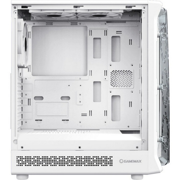 Корпус GameMax Starlight 2 AW, White, без БЖ, Mid Tower, для ATX / MicroATX / Mini-ITX, 1xType-C / 1xUSB 3.0 / 1xUSB 2.0, макс. CPU - 155 мм / VGA - 330 мм, 6x120 мм ARGB, бічна панель із загартованого скла - 7