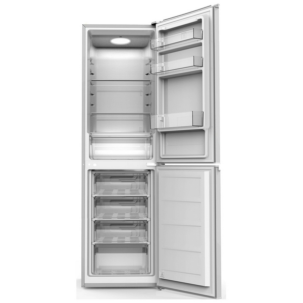 Холодильник Edler ED-378DS, Grey, двокамерний, з нижньою мор. камерою, загальний об'єм 260L, корисний об'єм 166L/94L, електронне керування, механічний контроль температури, A+, 178x55x58см - 2