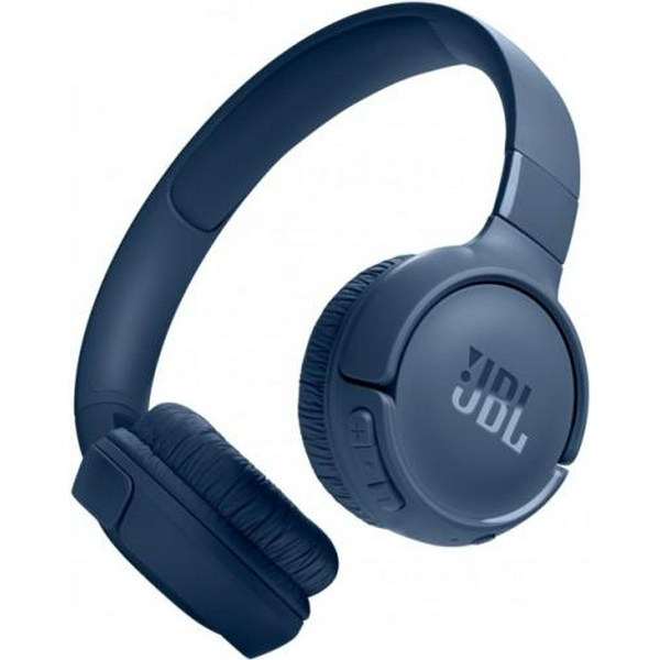 Навушники бездротові JBL Tune 520BT, Blue, Bluetooth, мікрофон, акумулятор 450 mAh, технологія "Pure Bass", підтримка Siri та Google Now (JBLT520BTBLUEU)