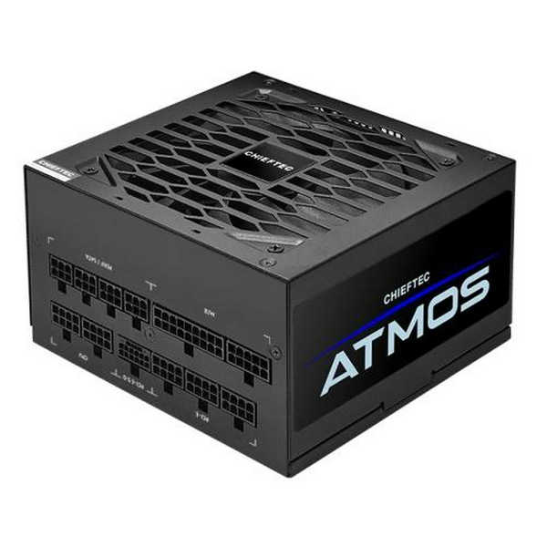 Блок живлення 750 Вт, Chieftec ATMOS, Black, модульний, 80+ Gold, Active PFC, 120 мм FDB, 4xMolex / 9xSATA / 1x16-pin / 4x6+2-pin / 1x20+4-pin / 2x4+4-pin, захист AFC/OCP/OPP/OTP/OVP/SCP/SIP/UVP (CPX-750FC)