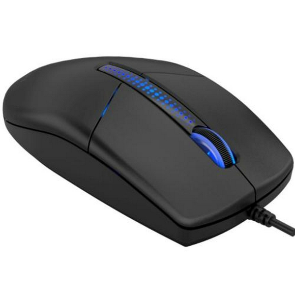 Миша A4Tech N-530 Black, USB, оптична, синє підсвічування, 1200 dpi, 3 кнопки, 1.5 м - 5