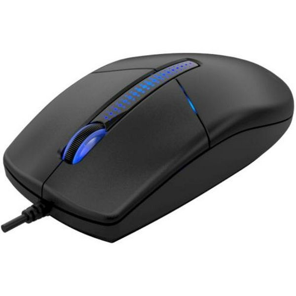 Миша A4Tech N-530 Black, USB, оптична, синє підсвічування, 1200 dpi, 3 кнопки, 1.5 м - 6