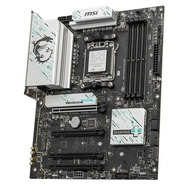 Материнська плата AM5 MSI B850 GAMING PLUS WIFI, B850, 4xDDR5, Int.Video (CPU), 4xSATA3, 3xM.2, 1xPCI-E 5.0 x16, 1xPCI-E 4.0 x16, 2xPCI-E 3.0 x16, ALC897, Realtek 8126VB 5Gb, WiFi 7, Bluetooth 5.4, 9xUSB 3.2 / 8xUSB 2.0, DP, ATX - 3