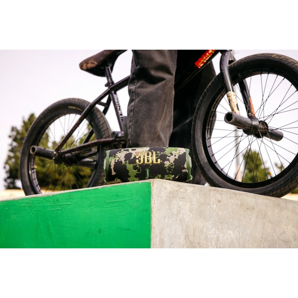 Колонка портативна 2.0 JBL Charge 6, Squad, 45 Вт (30Вт + 15Вт), Bluetooth 5.1, IP67, технологія "PartyBoost", USB Type-C, акумулятор 4722 mAh (JBLCHARGE6SQUAD) - 8