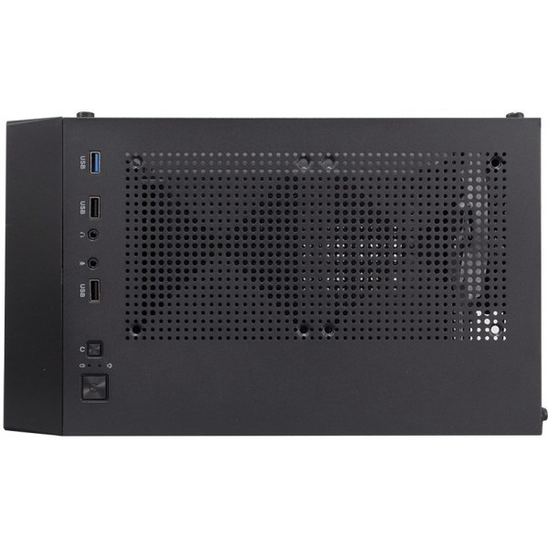 Корпус 1stPlayer BS-2-BK-3F1, Black, без БЖ, Mini Tower, Micro ATX / Mini ITX, 1xUSB 3.0 / 2xUSB 2.0, макс. CPU - 155 мм / VGA - 285 мм, 3x120 мм RGB, бічна панель із загартованого скла - 6