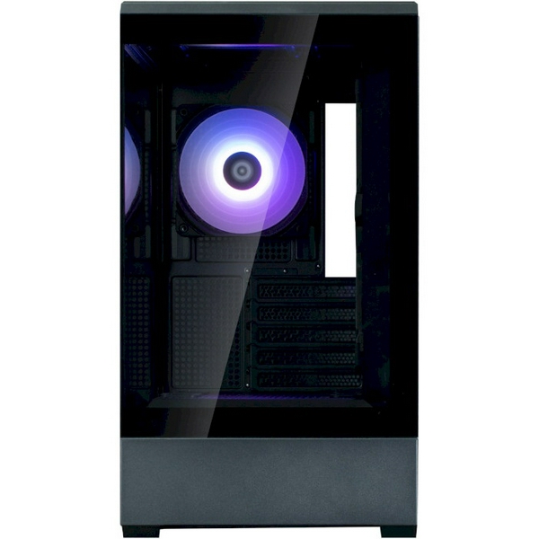Корпус Zalman P30 V2, Black, Mini Tower, без БЖ, для Micro ATX / Mini ITX, 1xType-C / 1xUSB 3.0, макс. CPU - 173 мм / VGA - 420 мм, 3x120 мм ARGB, бічна та передня панелі із загартованого скла - 4