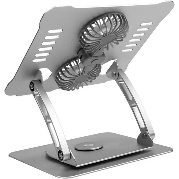 Підставка для ноутбука до 17.3" OfficePro LS111B, Black, алюміній/силікон, регулювання нахилу - 3