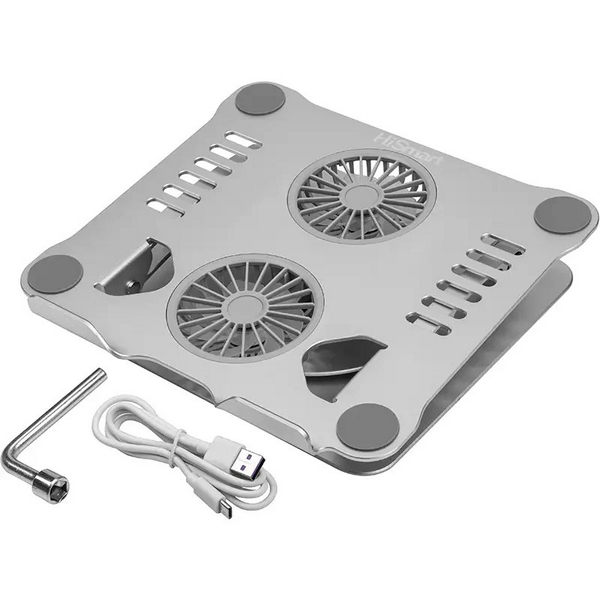 Підставка для ноутбука до 17.3" OfficePro LS111B, Black, алюміній/силікон, регулювання нахилу - 5