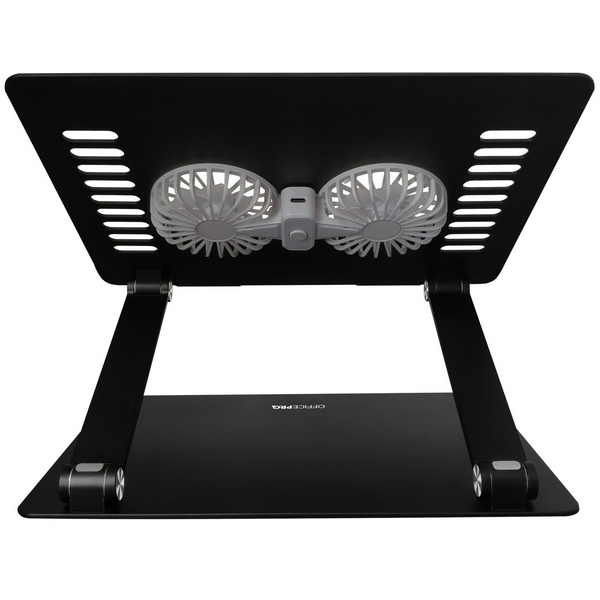 Підставка для ноутбука до 15.6" OfficePro LS122B, Black, USB, вентилятор (2 x 80 мм), алюміній/пластик, регулювання куту нахилу та висоти - 5