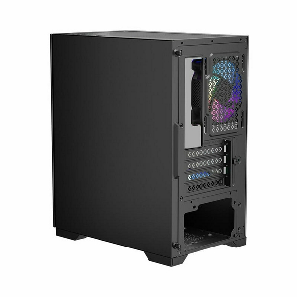 Корпус 1stPlayer X2-M, Black, без БЖ, Mini Tower, Micro ATX / Mini ITX, 1xUSB 3.0 / 1xUSB 2.0, макс. CPU - 165 мм / VGA - 310 мм, 4x120 мм RGB, бічна панель із загартованого скла (X2-M-BK-4F1) - 6
