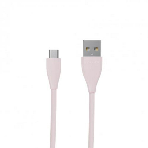 Кабель USB 2.0 AM - microUSB (5P), 1 м, Pink, Maxxter, 2.4A (UB-M-USB-01GP)