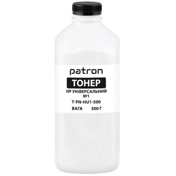 Тонер HP Універсальний №1 1010/1100/1005/1200/3020, 500 г, Patron (PN-HU1-500)