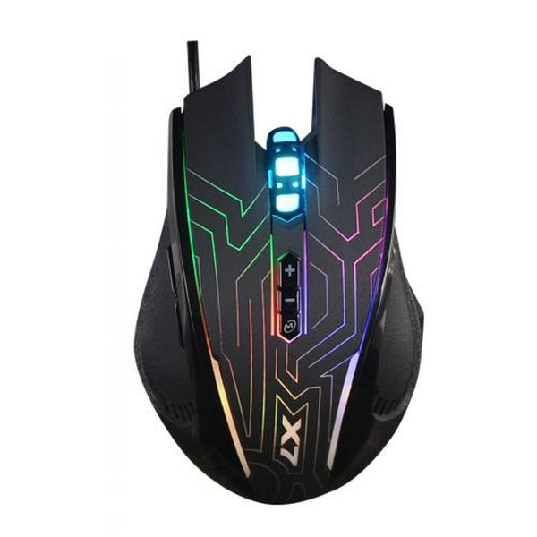 Миша A4Tech X87 Game Oscar Neon mouse Maze Black, Optical, USB, 2400 dpi, Gaming X7, програмовані кнопки