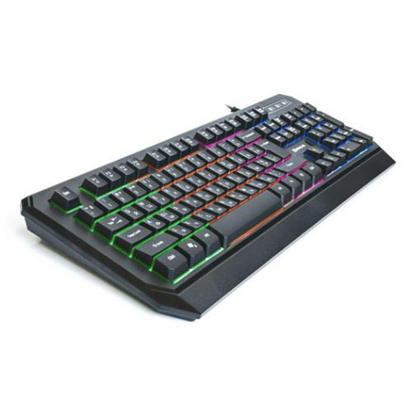Клавіатура REAL-EL Comfort 7001 Backlit, Black, USB, мембранна, підсвічування клавіш з регулюванням рівня яскравості, 104 кнопки - 3