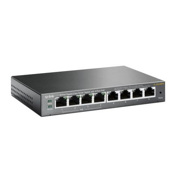 Комутатор TP-LINK TL-SG108PE, 8x100/1000 Mb/s, керований - 2