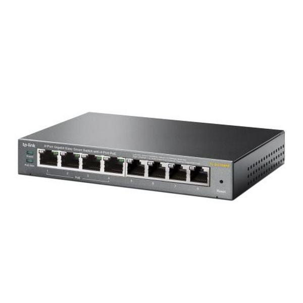 Комутатор TP-LINK TL-SG108PE, 8x100/1000 Mb/s, керований - 4