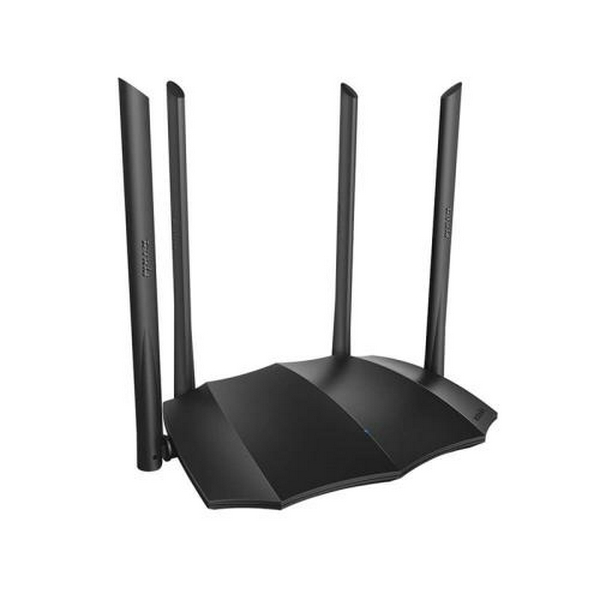 Роутер Tenda AC8, Wi-Fi 802.11ac/a/n/g/b, до 1167 Mb/s, 2.4GHz/5GHz, 3x10/100/1000 Mb/s, RJ45 10/100/1000Mb/s (GE), 4 зовнішніх незнімних антен