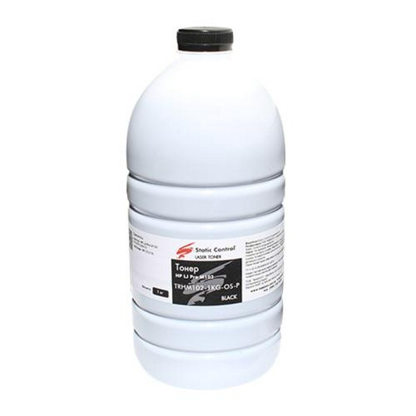 Тонер HP LJ M102/M104/M106/M130/M132/M134/M203/M227, Black, 1 кг, Static Control (TRHM102-1KG-OS-P)