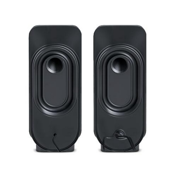 Колонки 2.0 REAL-EL S-80 Black, 2 x 3 Вт, пластиковий корпус, живлення от USB, керування спереду (S-80) - 3