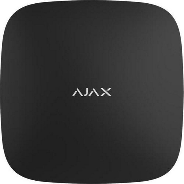 Централь Ajax Hub Plus, Black, GSM 3G / Ethernet / WiFi, до 150 пристроїв, до 99 користувачів, віддалене налаштування, 163х163х36 мм, 350 г