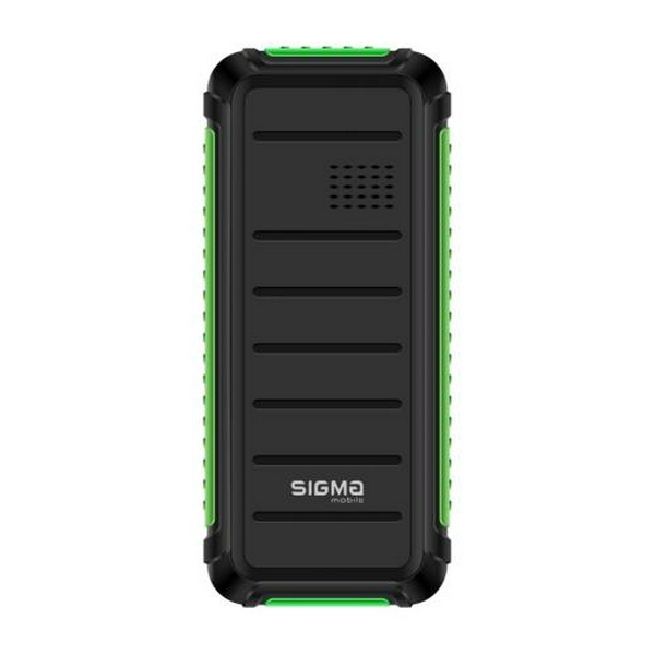 Мобільний телефон Sigma mobile X-style 18 Track, Black/Green, 2 Mini-SIM, дисплей 1.77" кольоровий (128x160), моноблок, підтримка microSD (max 32GB), FM, 1000 mAh - 3