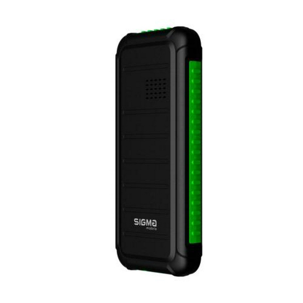 Мобільний телефон Sigma mobile X-style 18 Track, Black/Green, 2 Mini-SIM, дисплей 1.77" кольоровий (128x160), моноблок, підтримка microSD (max 32GB), FM, 1000 mAh - 4