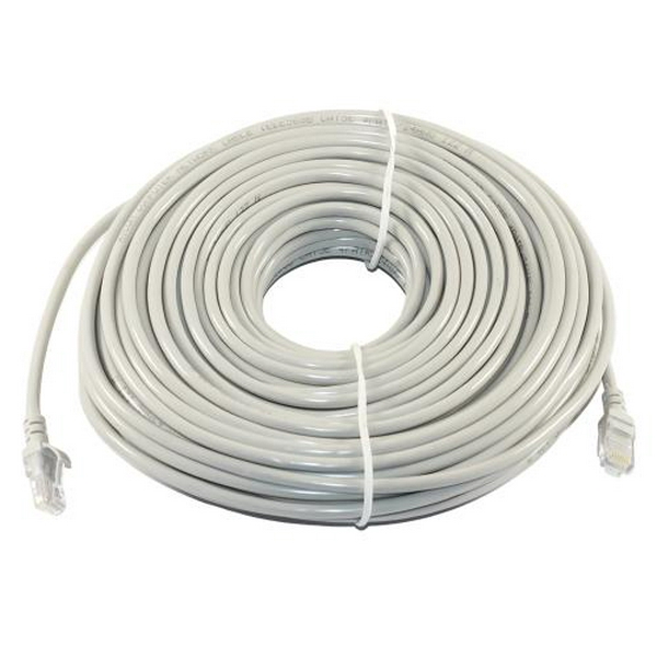 Патч-корд 30 м, UTP, Grey, ATcom, Cat.5e, CCA, PVC (4964)