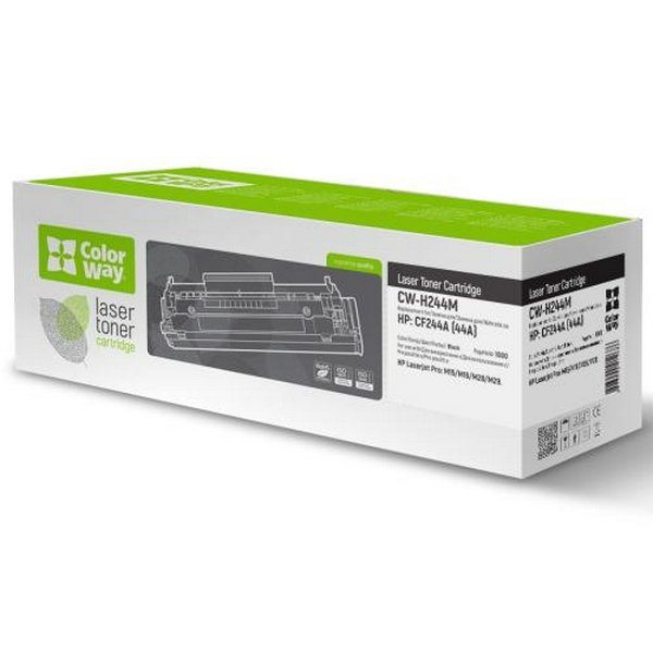 Картридж HP 44A (CF244A), Black, M15/M28, 1000 стор, ColorWay (CW-H244M)