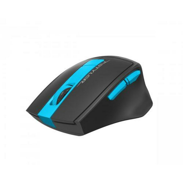 Миша A4Tech Fstyler FG30S, Gray/Blue, USB, бездротова, оптична, безшумна, 1000/1600/2000 dpi, 125 Hz, 6 кнопок, 1xAA  - 3