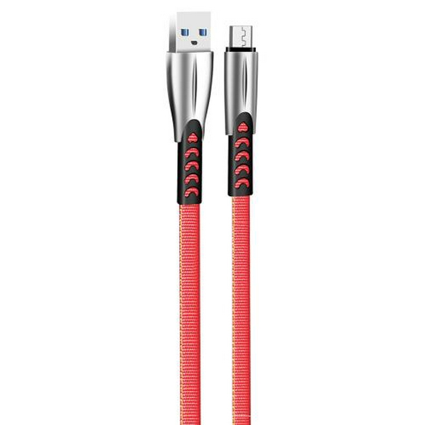 Кабель USB 2.0 AM - microUSB (5P), 1 м, Red, ColorWay, 2.4A (CW-CBUM011-RD)