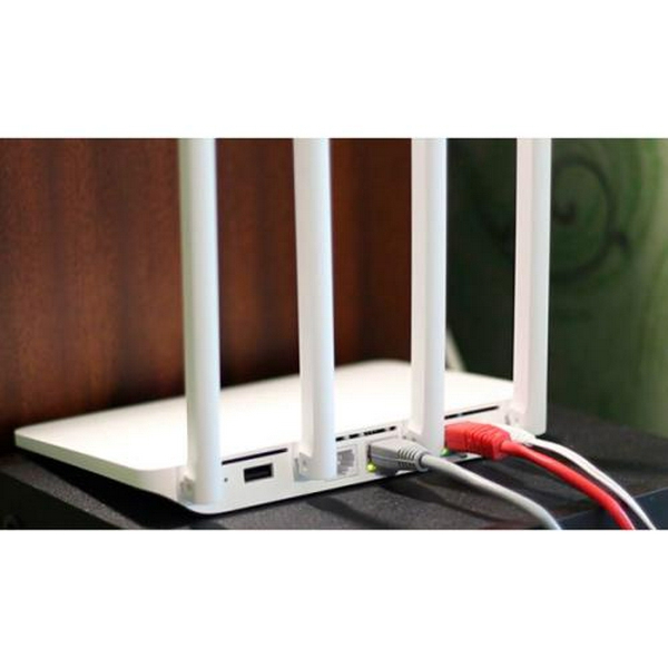 Роутер Xiaomi Mi WiFi Router 4A Global, Wi-Fi 802.11a/b/g/n/ac, до 1167 Mb/s, 2.4Gh/5Gh, 2 LAN 10/100 Mb/s, RJ45 10/100Mb/s , 4 зовнішніх антенн - 6