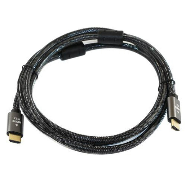 Кабель HDMI (M) - HDMI (M), 2 м, Black, Atcom, V2.1 (23782)