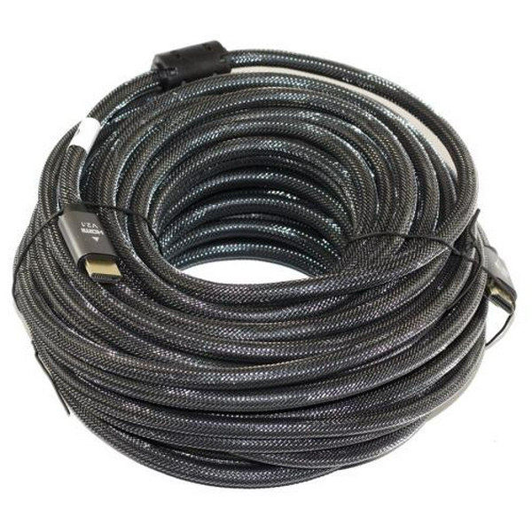 Кабель HDMI (M) - HDMI (M), 20 м, Black, Atcom, V2.1, активний (23720)